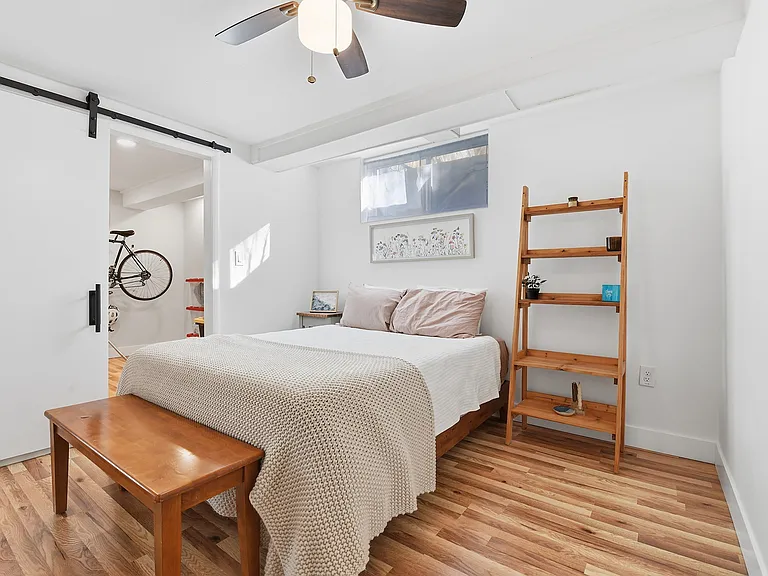 primary bedroom + additional storage space