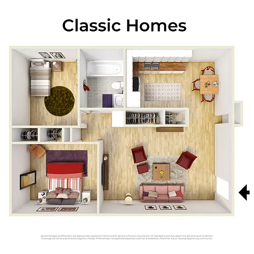 Floor plan Chestnut (Classic)