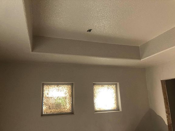 All rooms have coffered ceilings