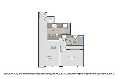Floor plan Plan 1C