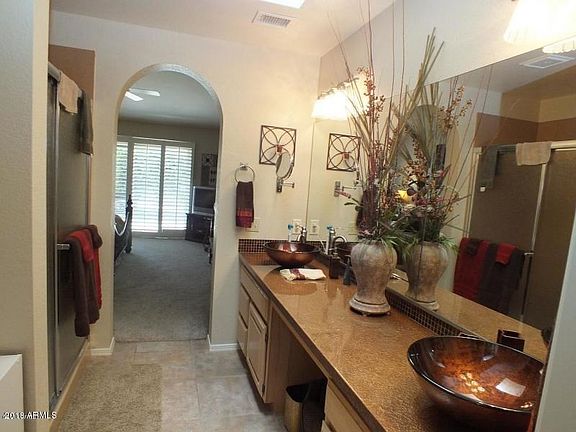 master bath flame tree