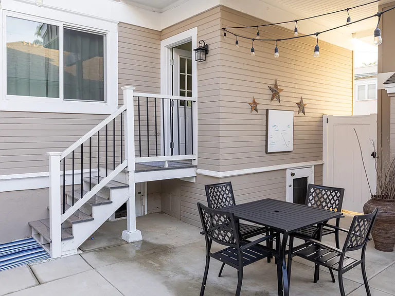 Private outdoor patio space