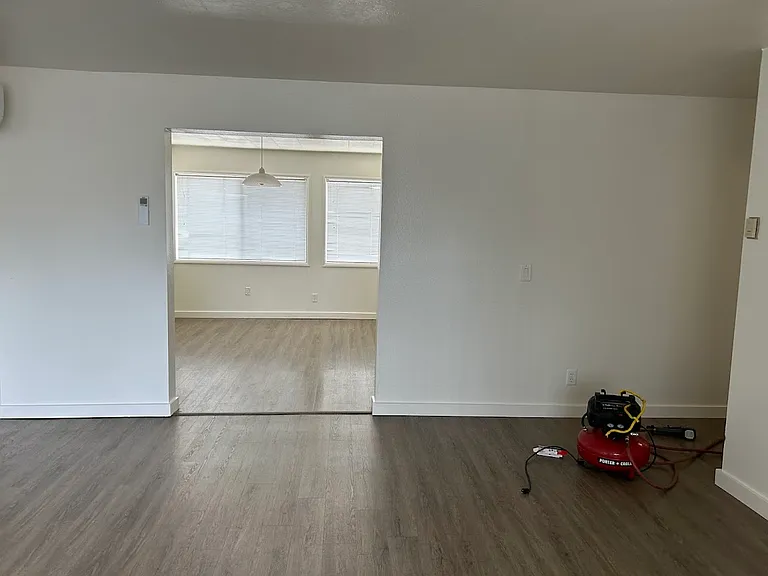 looking into dining room