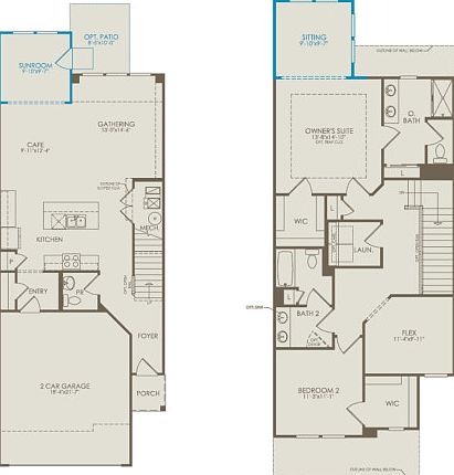 Home Design Layout with Structural Options