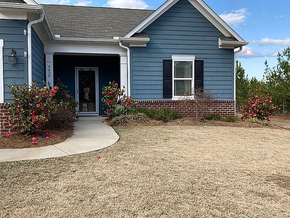 Front yard with landscaping