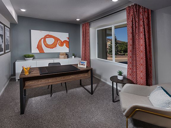 The Cameron floorplan modeled at Vive on Via Varra.
