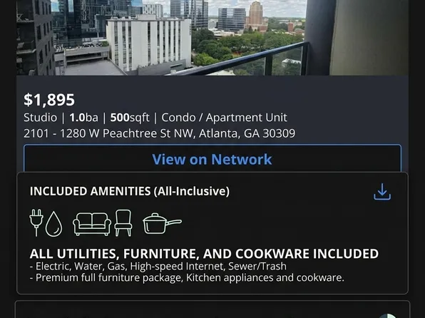 1280 W Peachtree St NW APT 2101, Atlanta, GA 30309