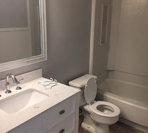 Updated bath. 
