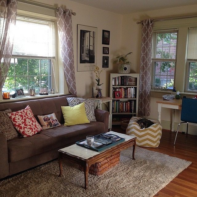 Living room with newly renovated windows. Gets a lot of natu