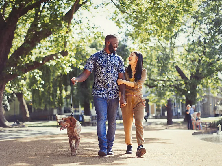 Our neighborhood and expansive dog park are ideal for your four-legged friend