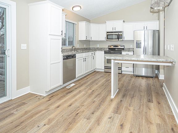 Dining area and kitchen