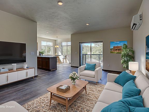 Large living space with mini split to offer year round comfort temperature