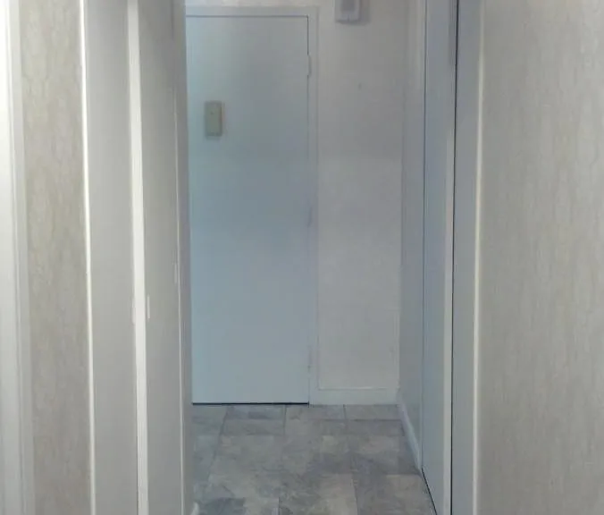 Hallway to exit door