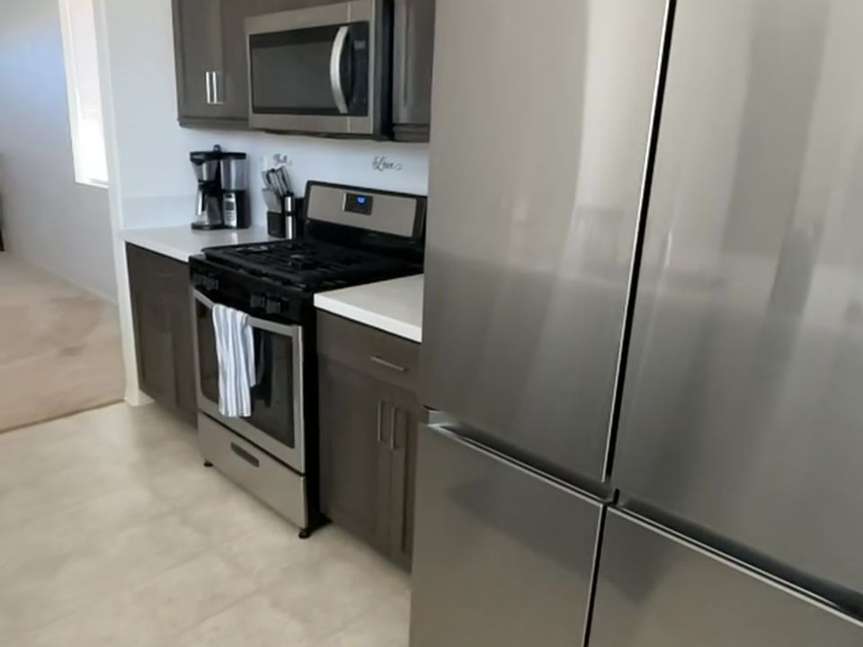 Brand new fridge installed.