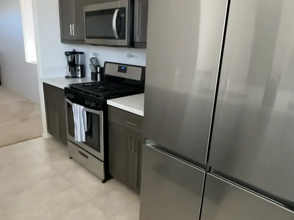 Brand new fridge installed.
