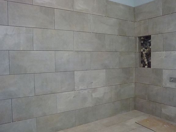 Tile in Master bath 