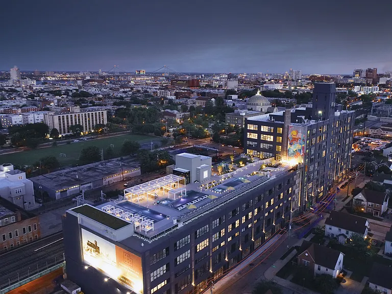 The Poplar Aerial View