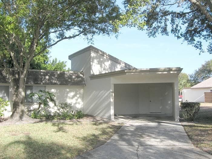 Nestled under shade trees