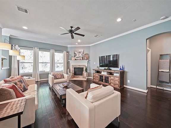 Extensive wood flooring.