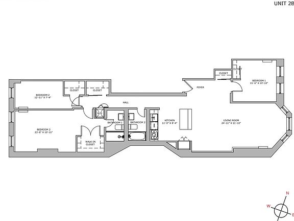 2nd image of 80 Saint James Pl #2B