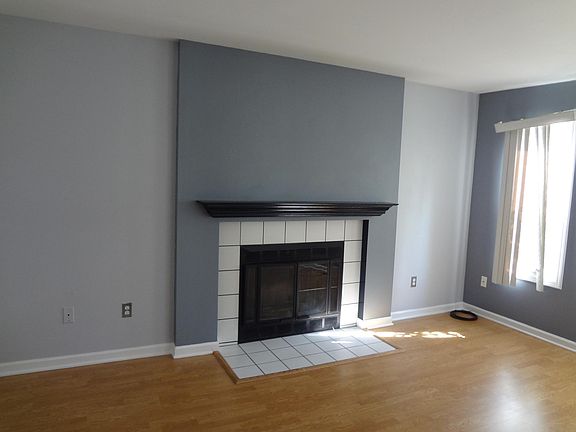 Living Room with Fireplace Wood Burning