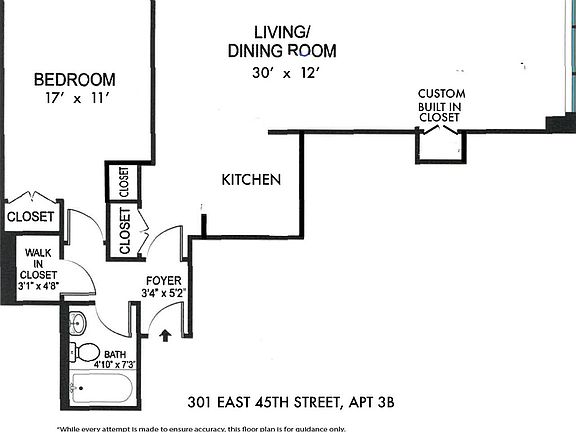 2nd image of 301 E 45th St APT 3B