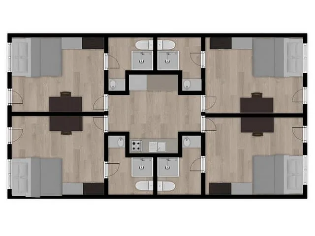 Floor plan Cornerstone Micro Studio