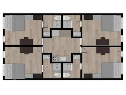 Floor plan Cornerstone Micro Studio