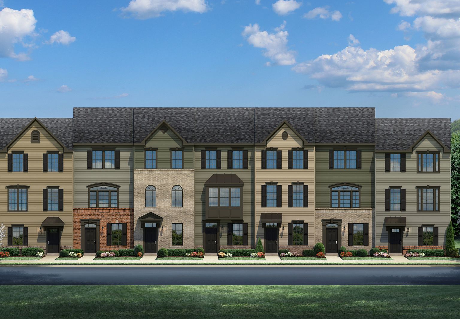 Hepburn Plan, Fredericksburg Park Townhomes, Fredericksburg, VA 22401