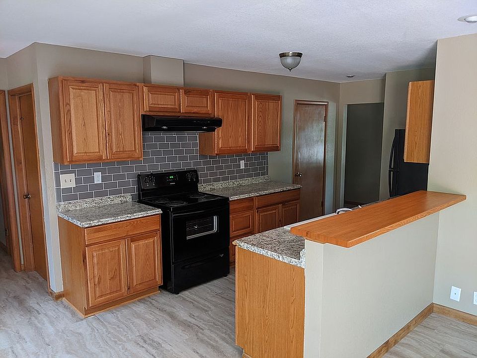 Subway tiles and butcher block