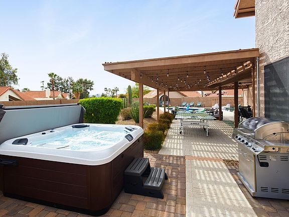 6-Person Hot Tub + Gas Grill