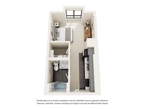 Floor plan Studio Market