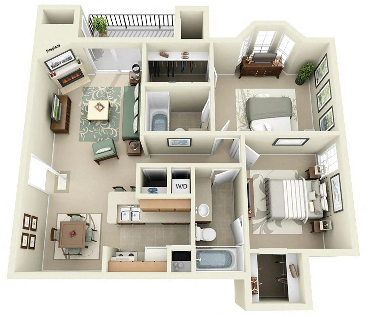 Floor plan B2
