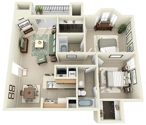 Floor plan B2