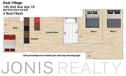 Rented by Jonis Realty