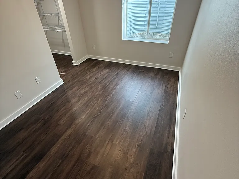 Lower level bedroom with egress window.