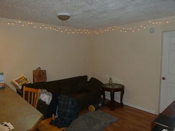 Living area with wood floors