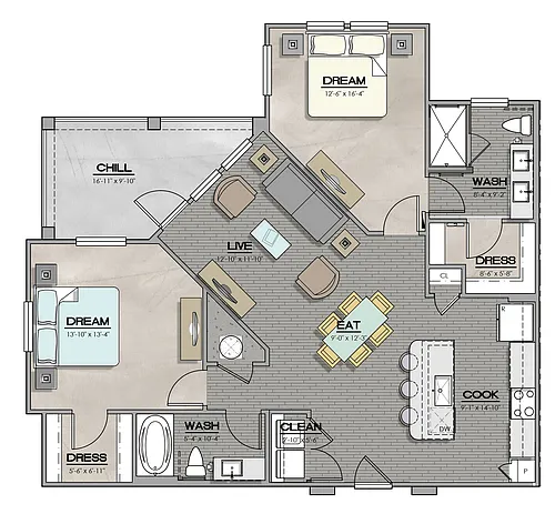 Floor plan B2