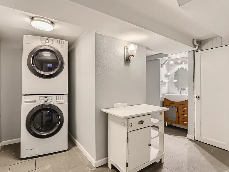 Laundry and Downstairs Bathroom