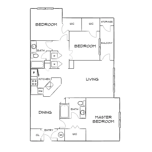 Floor plan Design 3A