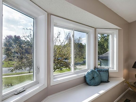 Bay Window in Living Room:  All new windows in the home.