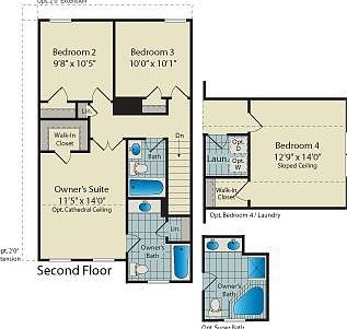 Upper Lvl Floor Plan