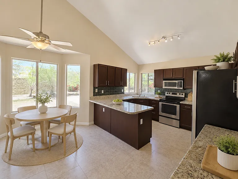 AI staged Kitchen