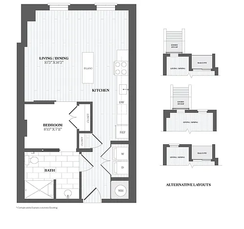 Floor plan Studio-S1.1MTa 367 Orange