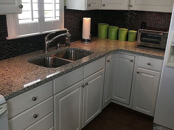 New granite countertops.