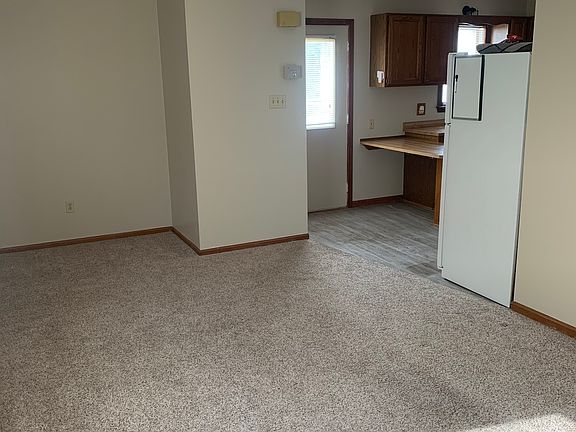 dining area at the back of the living room