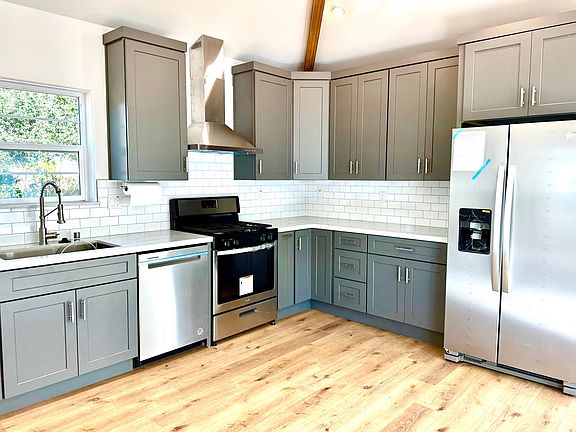 Kitchen with new appliances