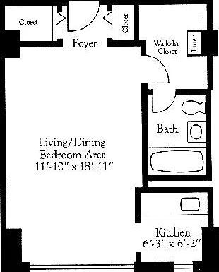 Studio, 400 sqft, $1,800 — Photo 3