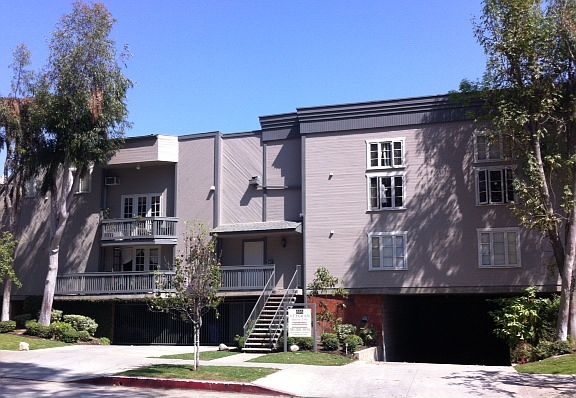 front of building