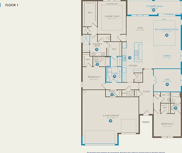 Renown Floor Plan, Quick Move-in Home, Floor 1